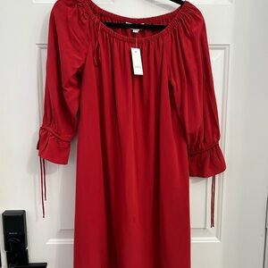 NWT. Loft off shoulder dress.